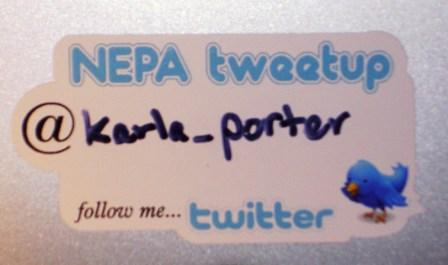 Tweetup Nametag SignWerks